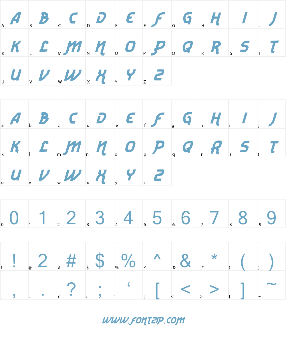 Vtks Radicale v2 Font Character